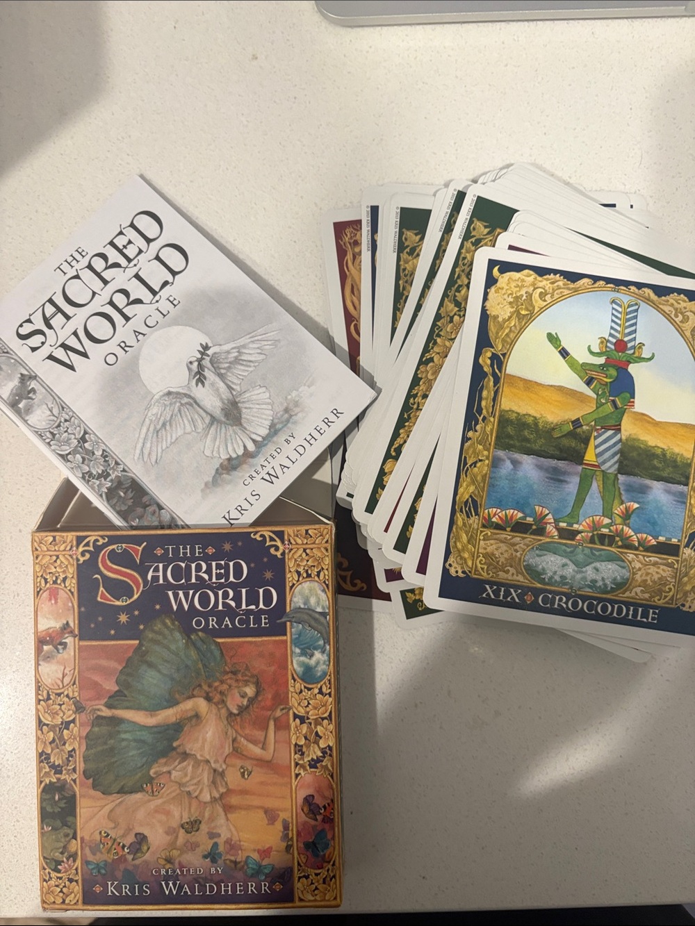 The Sacred World Oracle Deck - Multicolor Art Tarot Deck by